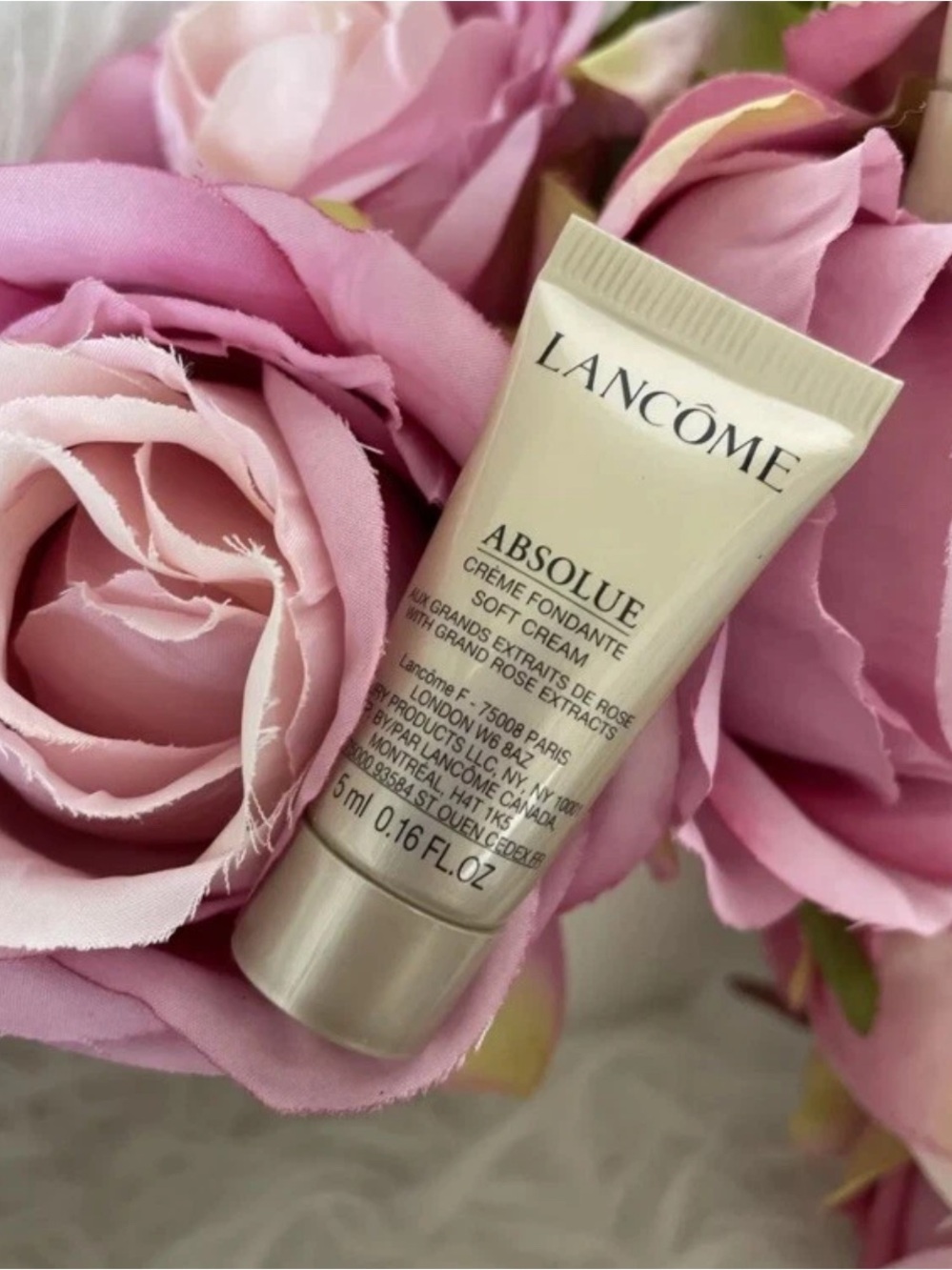 4x Lancome Absolue Soft Cream, 0.17 OZ/5ml each =total 20ml New